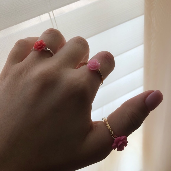 HANDMADE ROSE RINGS - Picture 7 of 9